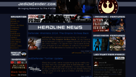 What Jedidefender.com website looked like in 2014 (9 years ago)