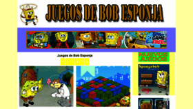 What Juegosdebobesponja.org website looked like in 2015 (9 years ago)