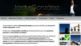 What Jordysgonzalez.com website looked like in 2015 (9 years ago)