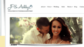 What Jpandashley.com website looked like in 2015 (9 years ago)