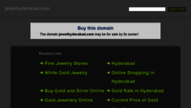 What Jewelhyderabad.com website looked like in 2015 (9 years ago)