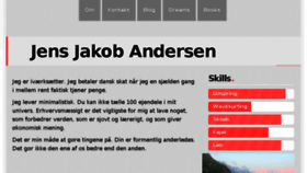 What Jensjakobandersen.dk website looked like in 2015 (9 years ago)