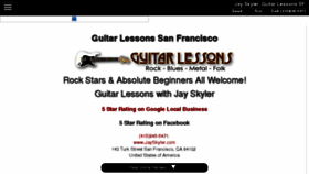 What Jayskyler-guitarlessons-sanfrancisco.com website looked like in 2015 (9 years ago)
