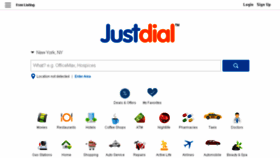 What Justdial.com website looked like in 2015 (9 years ago)