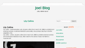 What Joelgaujard.info website looked like in 2015 (9 years ago)