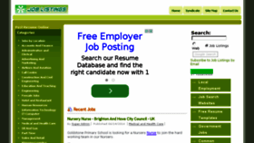 What Jobs-career-listing.com website looked like in 2015 (9 years ago)