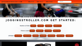 What Joggingstroller.com website looked like in 2015 (9 years ago)
