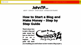 What Johntp.com website looked like in 2015 (9 years ago)