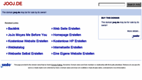 What Jooj.de website looked like in 2015 (9 years ago)