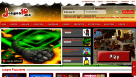 What Juegos10.mx website looked like in 2015 (9 years ago)