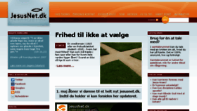 What Jesusnet.dk website looked like in 2015 (9 years ago)