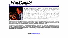 What Johndonald.com website looked like in 2015 (9 years ago)