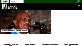 What Justiceaction.org.au website looked like in 2015 (10 years ago)