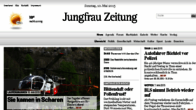 What Jungfrauzeitung.ch website looked like in 2015 (8 years ago)