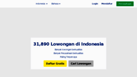 What Jobstreet.co.id website looked like in 2015 (10 years ago)