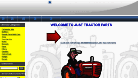What Justtractorparts.com website looked like in 2015 (8 years ago)
