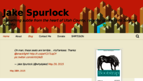 What Jakespurlock.com website looked like in 2015 (10 years ago)