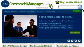 What Justcommercialmortgages.com website looked like in 2015 (9 years ago)