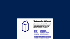 What Jolt.com website looked like in 2015 (8 years ago)