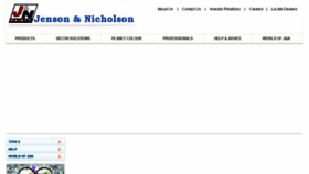 What Jensonnicholson.com website looked like in 2015 (8 years ago)