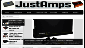 What Justamps.com website looked like in 2015 (8 years ago)
