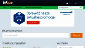What Jak.pl website looked like in 2015 (8 years ago)