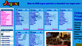 What Jogos.com website looked like in 2015 (8 years ago)