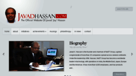 What Javadhassan.com website looked like in 2015 (8 years ago)