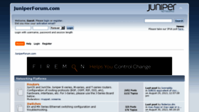 What Juniperforum.com website looked like in 2015 (8 years ago)