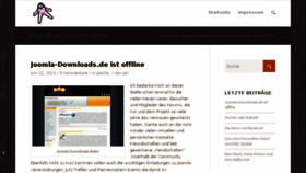 What Joomla-downloads.de website looked like in 2015 (8 years ago)