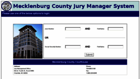 What Jury.mecklenburgcountync.gov website looked like in 2015 (8 years ago)