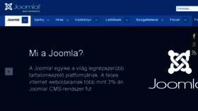 What Joomlacms.hu website looked like in 2015 (8 years ago)