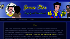 What James-star.com website looked like in 2015 (8 years ago)