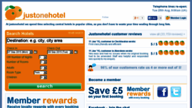 What Justonehotel.com website looked like in 2015 (8 years ago)