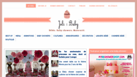 What Joliebabyshower.com website looked like in 2015 (8 years ago)
