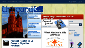 What Justiceunbound.org website looked like in 2015 (8 years ago)