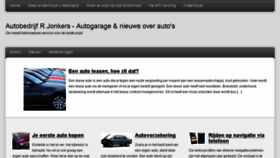 What Jonkerauto.nl website looked like in 2015 (8 years ago)