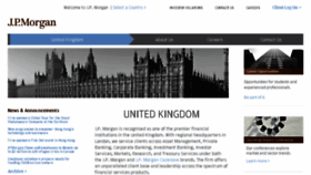 What Jpmorgan.co.uk website looked like in 2015 (8 years ago)