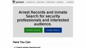 What Jailalert.com website looked like in 2015 (8 years ago)