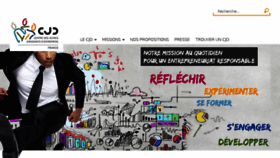 What Jeunesdirigeants.fr website looked like in 2015 (8 years ago)