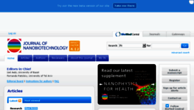 What Jnanobiotechnology.com website looked like in 2015 (8 years ago)