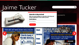 What Jaimetucker.com website looked like in 2015 (8 years ago)