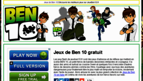What Jeuxben10.fr website looked like in 2015 (8 years ago)