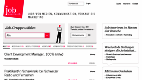 What Job-source.ch website looked like in 2015 (8 years ago)