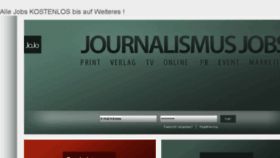 What Journalismusjobs.de website looked like in 2015 (8 years ago)