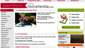 What Joyeuse-fete.com website looked like in 2015 (8 years ago)