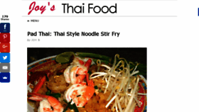 What Joysthaifood.com website looked like in 2015 (8 years ago)