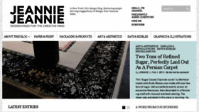 What Jeanniejeannie.com website looked like in 2015 (8 years ago)