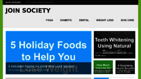 What Joinsociety.com website looked like in 2015 (8 years ago)