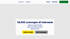What Job-search.jobstreet.co.id website looked like in 2015 (8 years ago)
